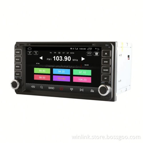 The newest OS android 6.0 quad core universal 2 din Car GPS touch panel support DAB+ TPMS DVR